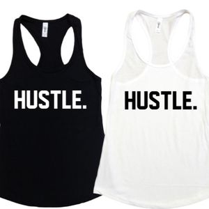 Black HUSTLE Tank